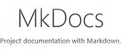 Logo do MkDocs