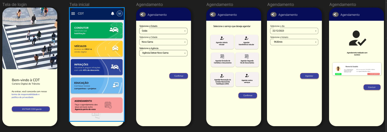 Protótipo de Alta Fidelidade - Agendamento