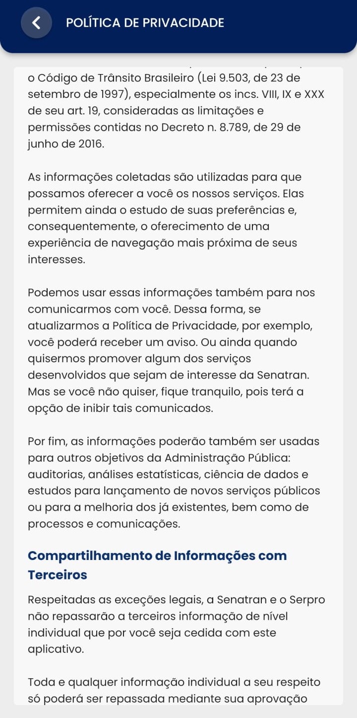 Política de privacidade parte 4