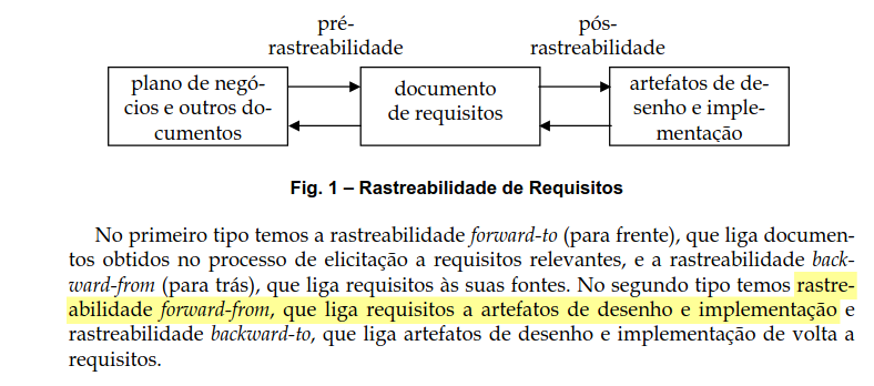 Rastreabilidade Forward-from