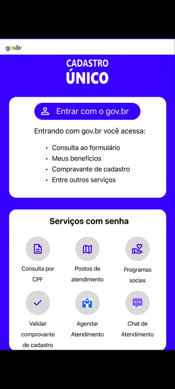 Tela de agendamento de atendimento