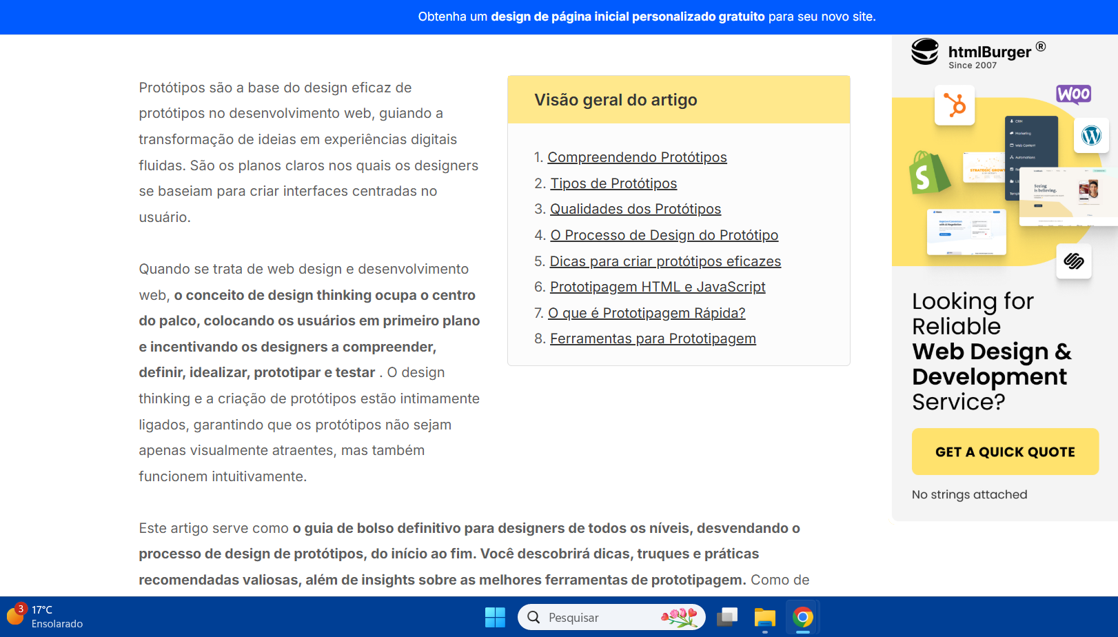 Print do site
