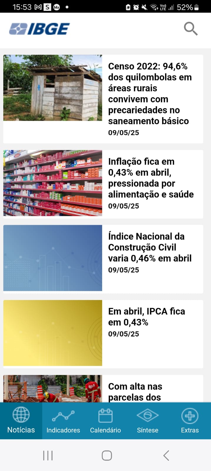 Imagem do App Inicial