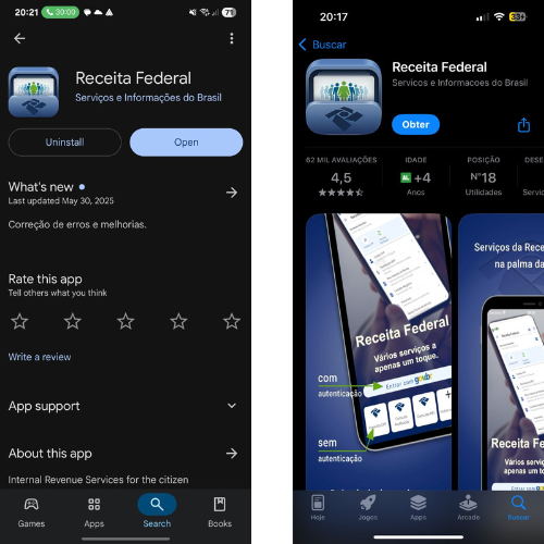 Representação do App