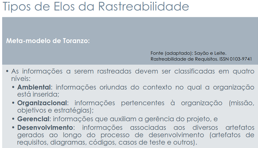 Figura 1: Níveis de Desenvolvimento